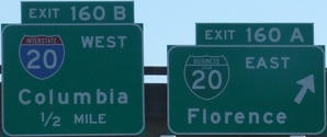 I-95 Exit 160, SC (eastern terminus I-20)