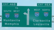 I-24/I-65 Jct, Tennessee