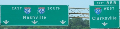 Jct I-24 West, Tennessee