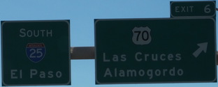 I-25 Exit 6, NM