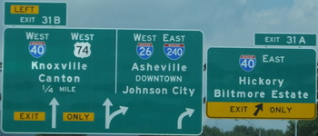 I-26/I-40/I-240 Asheville, NC