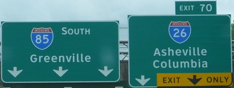 I-85 Exit 70, SC