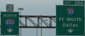 I-820 Exit 28A, TX