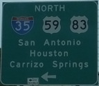 I-35 southern end, Laredo, TX