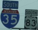 I-35 north of Laredo, TX