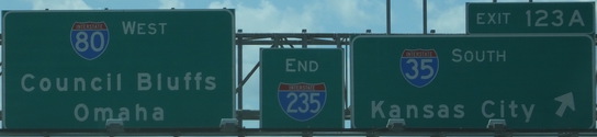 I-80 Exit 123A, IA