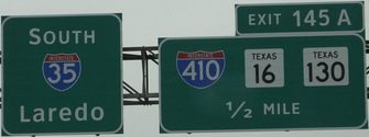 I-35/I-410 south of San Antonio, TX