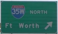 I-35E South, south of DFW, TX