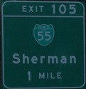 I-55 Exit 105, IL