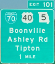 I-70 Exit 101, MO