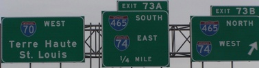 Jct. I-70 West/I-465 Indy, IN