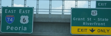 I-74 Exit 1, IA