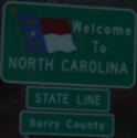Entering NC southbound