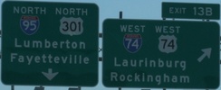 I-95 Exit 13, NC