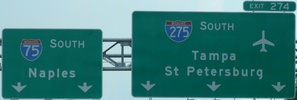 Northern terminus at I-75