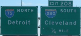 I-75 Exit 208 Ohio