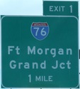 I-270 Exit 1, CO