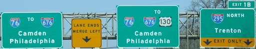 I-76 Exit 1B, NJ