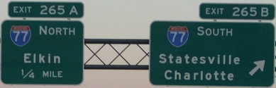 US 421/I-77 Jct, NC