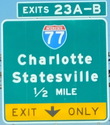I-485 Exit 23, NC