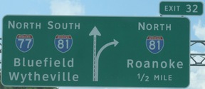 I-77 Exit 32, VA