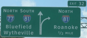 I-77 Exit 32, VA