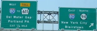 Western terminus US 46 NJ