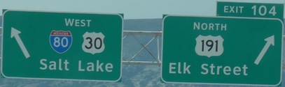 I-80 Exit 104, WY