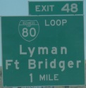 I-80 Exit 48, WY