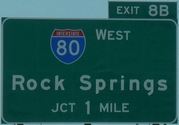 I-25 Exit 8B, WY