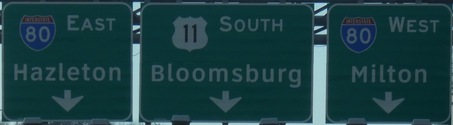 US 11/I-80, Lime Ridge, PA