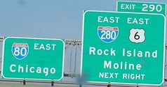 Quad Cities, I-80 Exit 290, IA