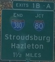 I-380 Exit 1B-A