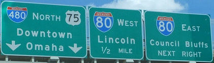 I-480 southern terminus, NE