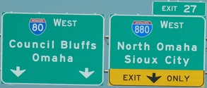 I-80 Exit 27, IA