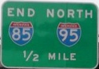 I-85 North Petersburg and I-95, VA