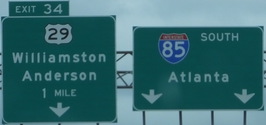I-85 Exit 34, SC