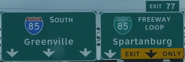 I-85 Exit 77, SC