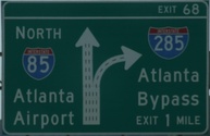 I-85/I-285 SW of Atlanta, GA