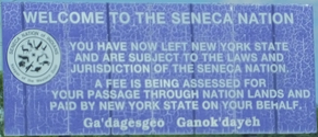 EB into Seneca Nation lands