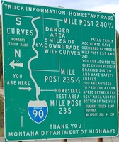 Homestake Pass, Mile 240 MT