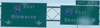 I-90/I-94 split MT