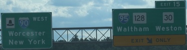 Mass Pike Exit 15