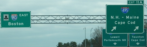 I-90 Exit 11A, MA