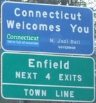 I-91 entering CT