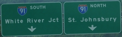 I-93 northern terminus, VT