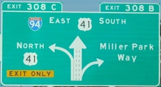 I-94 Exit 308A, WI