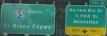 I-95 Exit 2, NY