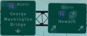 NJTP Exit 16W from NJ 3