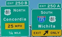 I-70 Exit 250, KS